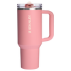 Stanley 40 OZ Quencher Flip Straw Tumbler With In Pink Mesa