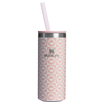 Stanley 10 OZ Everyday Slim Can Cooler Cup In Peach Whip Sunflower Pink From The Oasis Collection