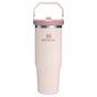 Stanley 30 OZ IceFlow Flip Straw Tumbler In Rose Quartz Pink