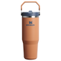 Stanley 30 OZ Ice Flow Flip Straw Insulated Tumbler In Toast Tan